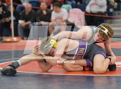 Thumbnail 3 in IHSA 1A Wrestling Sectionals photogallery.