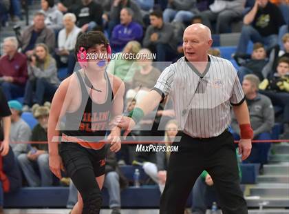 Thumbnail 2 in IHSA 1A Wrestling Sectionals photogallery.