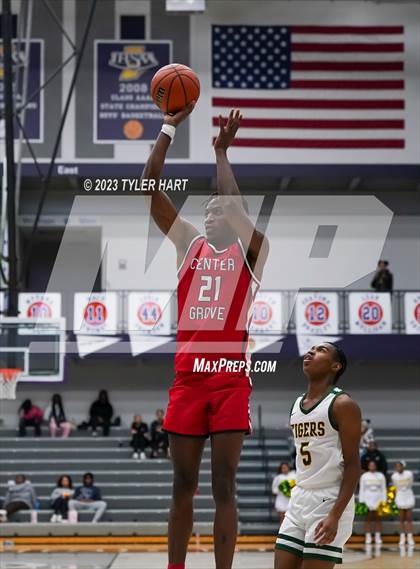 Thumbnail 3 in Indianapolis Crispus Attucks vs. Center Grove (Sneakers for Santa Shootout) photogallery.