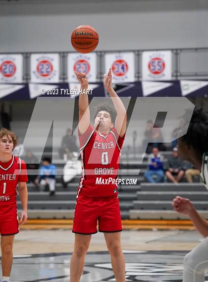 Thumbnail 2 in Indianapolis Crispus Attucks vs. Center Grove (Sneakers for Santa Shootout) photogallery.