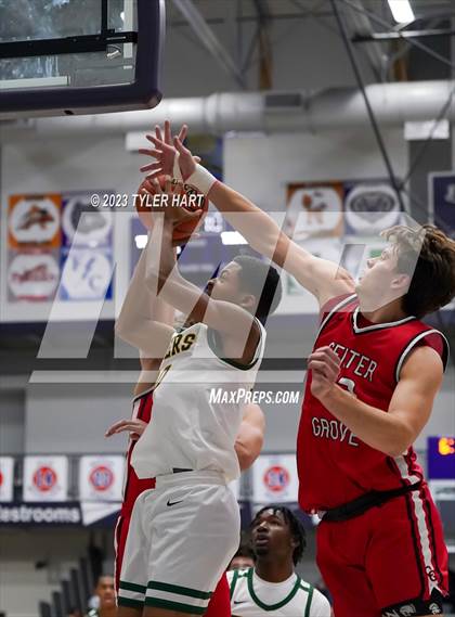 Thumbnail 1 in Indianapolis Crispus Attucks vs. Center Grove (Sneakers for Santa Shootout) photogallery.