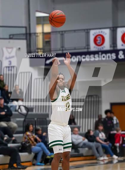 Thumbnail 1 in Indianapolis Crispus Attucks vs. Center Grove (Sneakers for Santa Shootout) photogallery.
