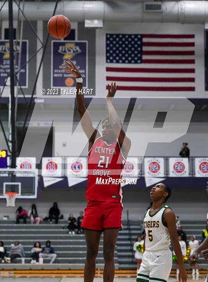 Thumbnail 2 in Indianapolis Crispus Attucks vs. Center Grove (Sneakers for Santa Shootout) photogallery.