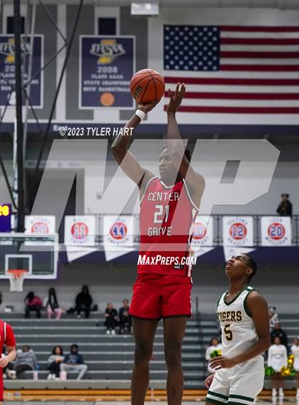 Thumbnail 2 in Indianapolis Crispus Attucks vs. Center Grove (Sneakers for Santa Shootout) photogallery.