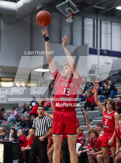 Thumbnail 2 in Indianapolis Crispus Attucks vs. Center Grove (Sneakers for Santa Shootout) photogallery.