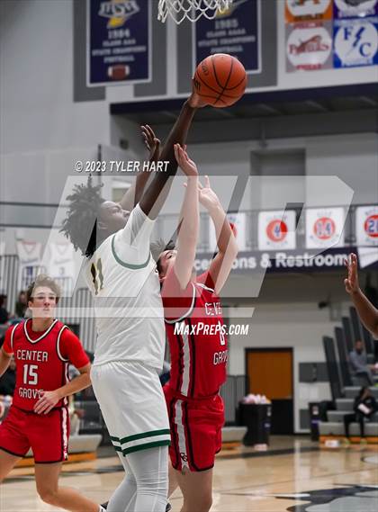 Thumbnail 2 in Indianapolis Crispus Attucks vs. Center Grove (Sneakers for Santa Shootout) photogallery.