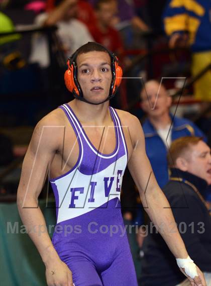 Thumbnail 2 in 2013 NYSPHSAA Boys Wrestling Championships (D2 Semifinals) photogallery.