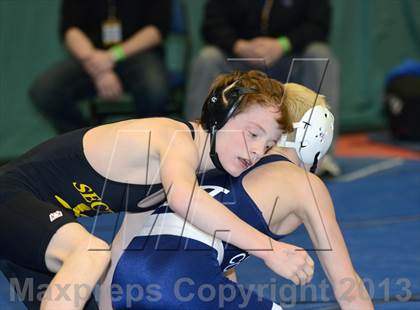 Thumbnail 2 in 2013 NYSPHSAA Boys Wrestling Championships (D2 Semifinals) photogallery.