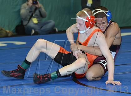 Thumbnail 1 in 2013 NYSPHSAA Boys Wrestling Championships (D2 Semifinals) photogallery.
