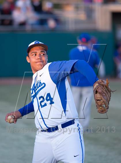 Thumbnail 2 in Person vs. Wake Forest-Rolesville (Bobby Murray Invitational) photogallery.