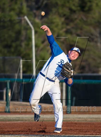 Thumbnail 2 in Person vs. Wake Forest-Rolesville (Bobby Murray Invitational) photogallery.
