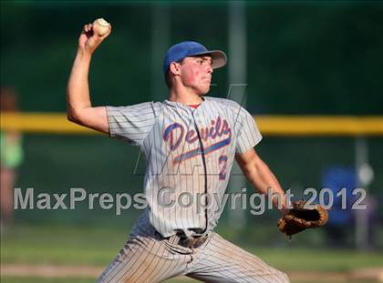 Thumbnail 1 in Dansville vs Attica (Section V Class B Quarterfinals) photogallery.