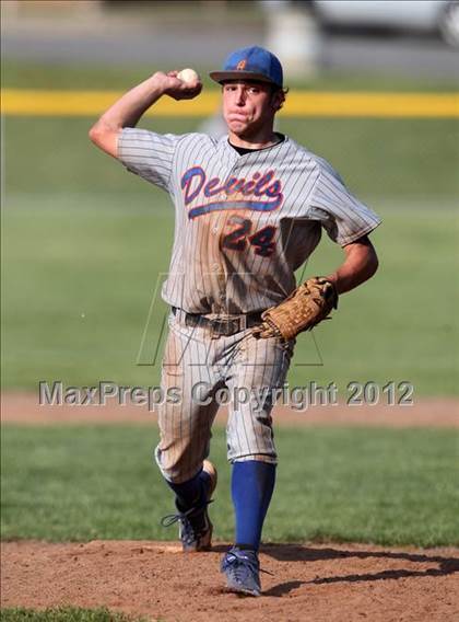 Thumbnail 2 in Dansville vs Attica (Section V Class B Quarterfinals) photogallery.