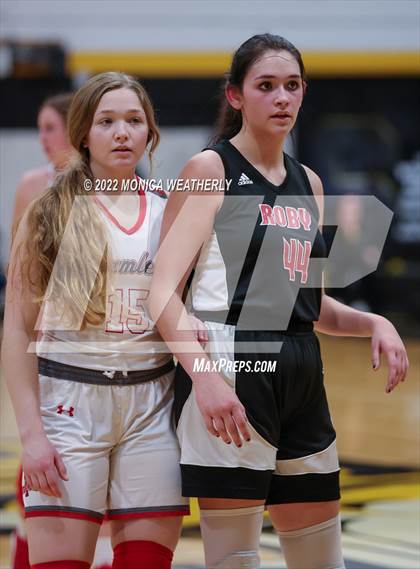 Thumbnail 2 in Roby vs Hermleigh (UIL 1A Area Playoff) photogallery.