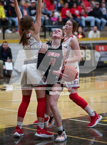 Thumbnail 3 in Roby vs Hermleigh (UIL 1A Area Playoff) photogallery.