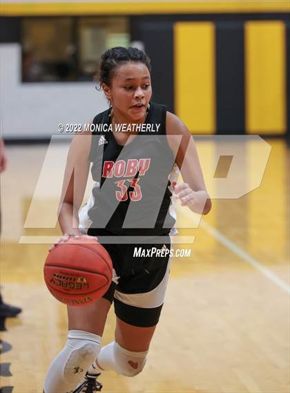 Thumbnail 1 in Roby vs Hermleigh (UIL 1A Area Playoff) photogallery.