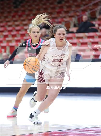Thumbnail 1 in Layton Christian Academy vs. Canyon View (UHSAA 3A Consolation Game) photogallery.