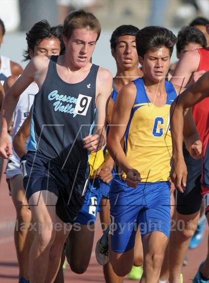 Thumbnail 3 in CIF SS Track and Field Finals (Boys Divisions 1 & 4 - 3200m) photogallery.
