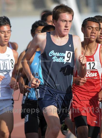 Thumbnail 2 in CIF SS Track and Field Finals (Boys Divisions 1 & 4 - 3200m) photogallery.