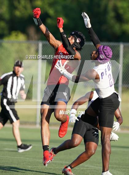 Thumbnail 1 in College Station vs Harker Heights (Texas 7 on 7 State Qualifier) photogallery.