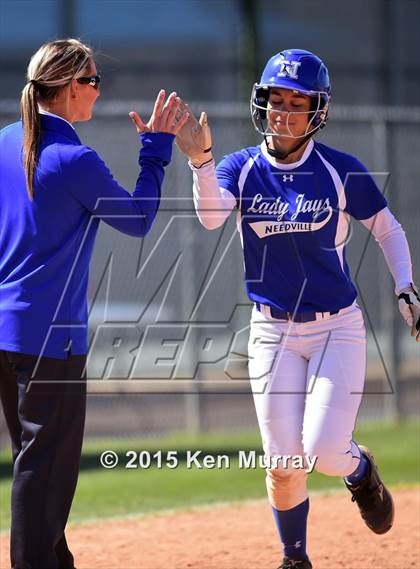 Thumbnail 3 in Needville vs Katy Taylor (Katy Tournament) photogallery.