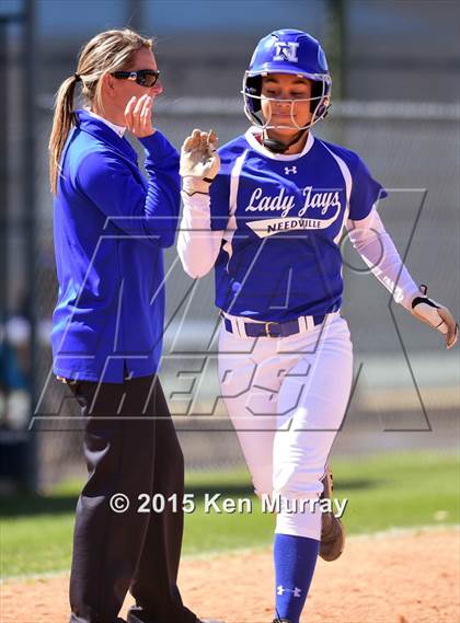 Thumbnail 1 in Needville vs Katy Taylor (Katy Tournament) photogallery.