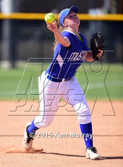 Thumbnail 2 in Needville vs Katy Taylor (Katy Tournament) photogallery.