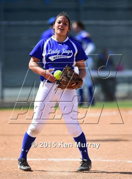 Thumbnail 3 in Needville vs Katy Taylor (Katy Tournament) photogallery.