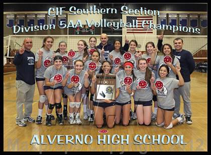 Thumbnail 1 in Pomona Catholic vs. Alverno (CIF SS D5AA Final) photogallery.