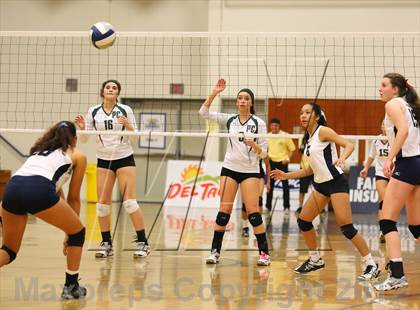 Thumbnail 2 in Pomona Catholic vs. Alverno (CIF SS D5AA Final) photogallery.