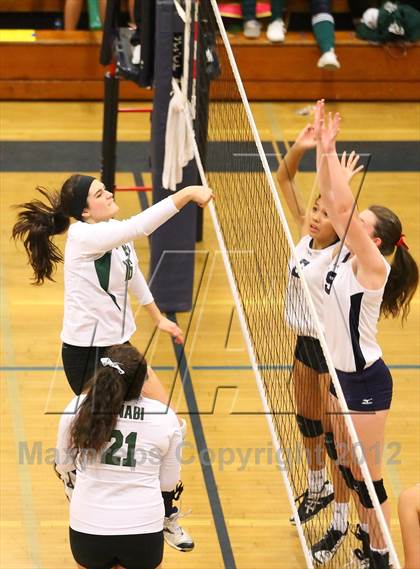 Thumbnail 2 in Pomona Catholic vs. Alverno (CIF SS D5AA Final) photogallery.