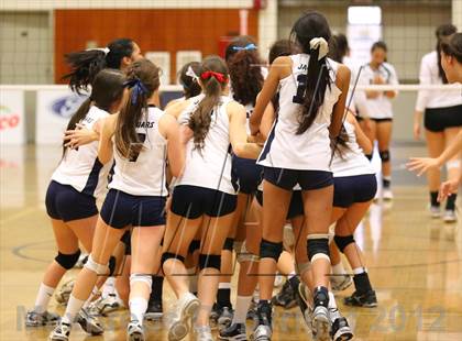 Thumbnail 3 in Pomona Catholic vs. Alverno (CIF SS D5AA Final) photogallery.