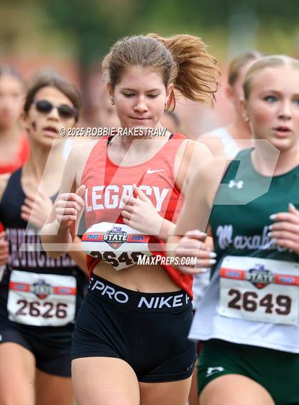 Thumbnail 2 in UIL 6A Girls Cross Country State Final photogallery.