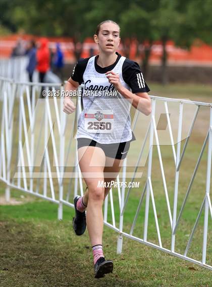 Thumbnail 2 in UIL 6A Girls Cross Country State Final photogallery.