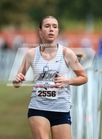 Thumbnail 2 in UIL 6A Girls Cross Country State Final photogallery.