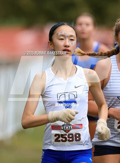 Thumbnail 2 in UIL 6A Girls Cross Country State Final photogallery.