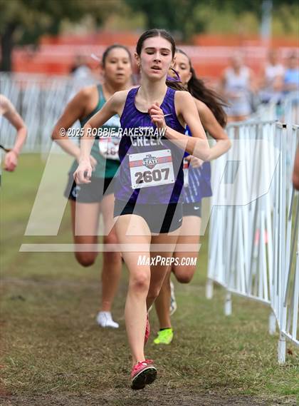 Thumbnail 2 in UIL 6A Girls Cross Country State Final photogallery.