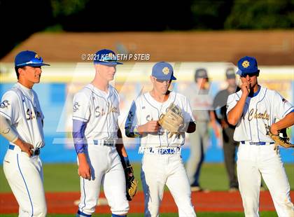 Thumbnail 2 in St. Charles Catholic vs. Dunham (LHSAA 2A/3A Quarterfinal) photogallery.