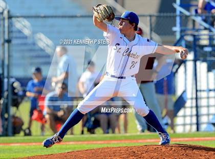 Thumbnail 2 in St. Charles Catholic vs. Dunham (LHSAA 2A/3A Quarterfinal) photogallery.