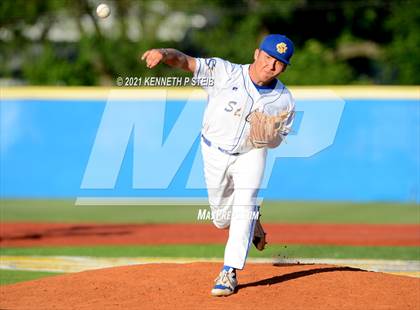 Thumbnail 2 in St. Charles Catholic vs. Dunham (LHSAA 2A/3A Quarterfinal) photogallery.