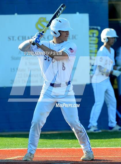 Thumbnail 2 in St. Charles Catholic vs. Dunham (LHSAA 2A/3A Quarterfinal) photogallery.