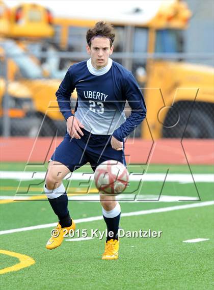 Thumbnail 2 in John Paul II vs Liberty Christian (TAPPS Division 1 Quarterfinal) photogallery.