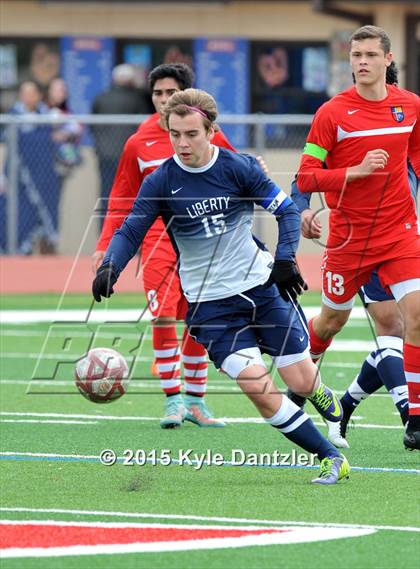 Thumbnail 3 in John Paul II vs Liberty Christian (TAPPS Division 1 Quarterfinal) photogallery.