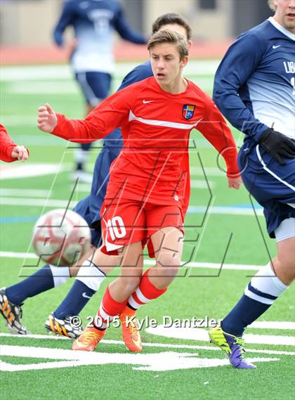 Thumbnail 2 in John Paul II vs Liberty Christian (TAPPS Division 1 Quarterfinal) photogallery.