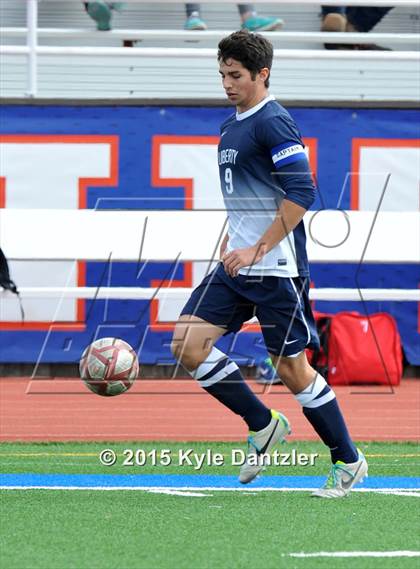Thumbnail 2 in John Paul II vs Liberty Christian (TAPPS Division 1 Quarterfinal) photogallery.