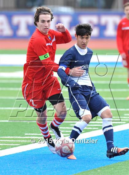 Thumbnail 3 in John Paul II vs Liberty Christian (TAPPS Division 1 Quarterfinal) photogallery.