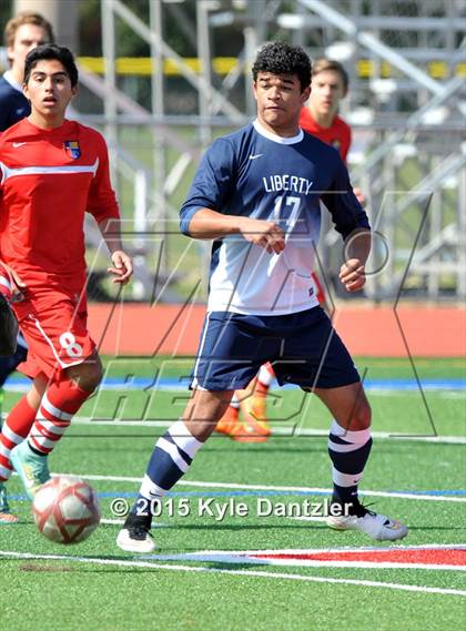 Thumbnail 2 in John Paul II vs Liberty Christian (TAPPS Division 1 Quarterfinal) photogallery.