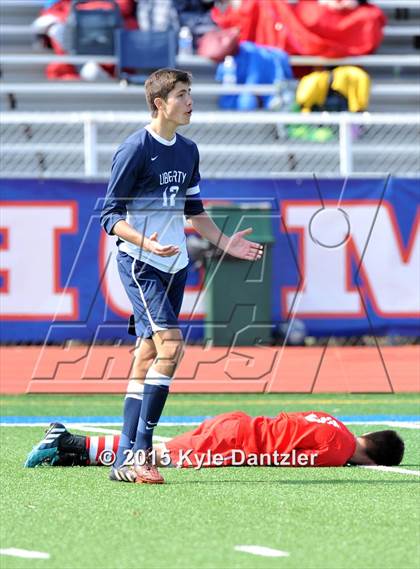 Thumbnail 3 in John Paul II vs Liberty Christian (TAPPS Division 1 Quarterfinal) photogallery.