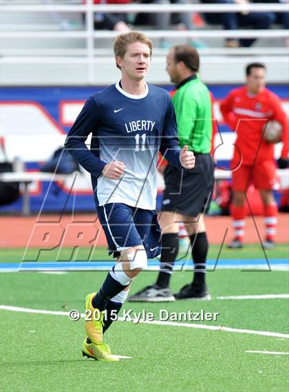 Thumbnail 1 in John Paul II vs Liberty Christian (TAPPS Division 1 Quarterfinal) photogallery.