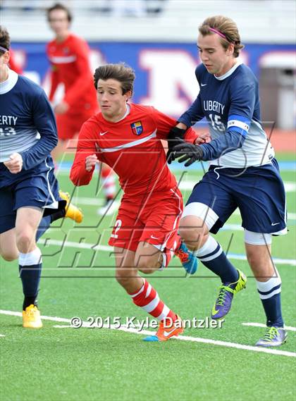 Thumbnail 1 in John Paul II vs Liberty Christian (TAPPS Division 1 Quarterfinal) photogallery.
